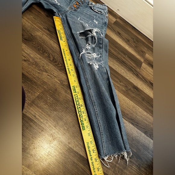 We The Free Light Blue Denim Jeans size 28 basic minimalist neutral daily - Picture 9 of 15